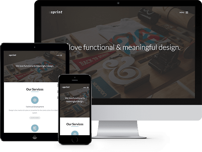 Sprint: Free HTML5 Template Bootstrap