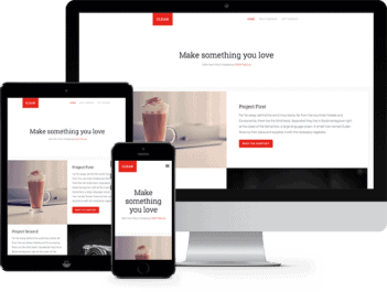 Clean Free HTML5 Bootstrap Template