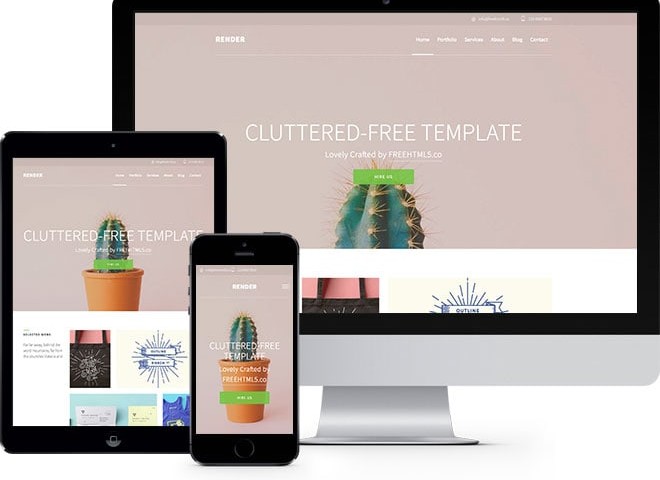 Render Free HTML5 Bootstrap Template