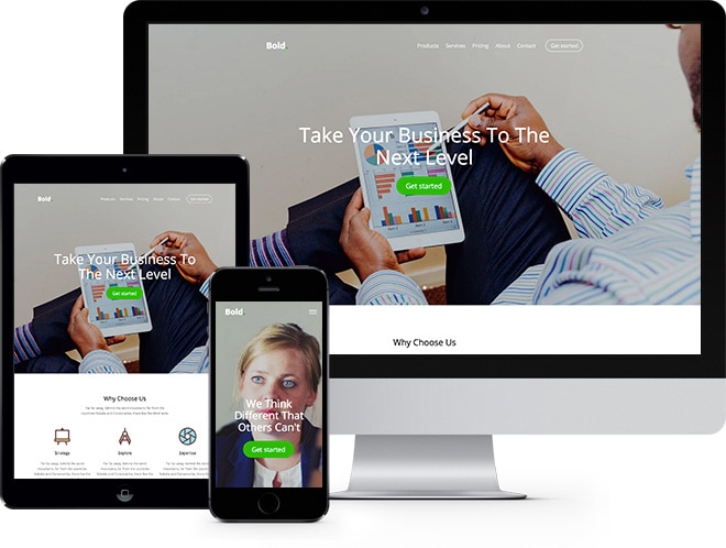 Bold: Free Website Template Using Bootstrap