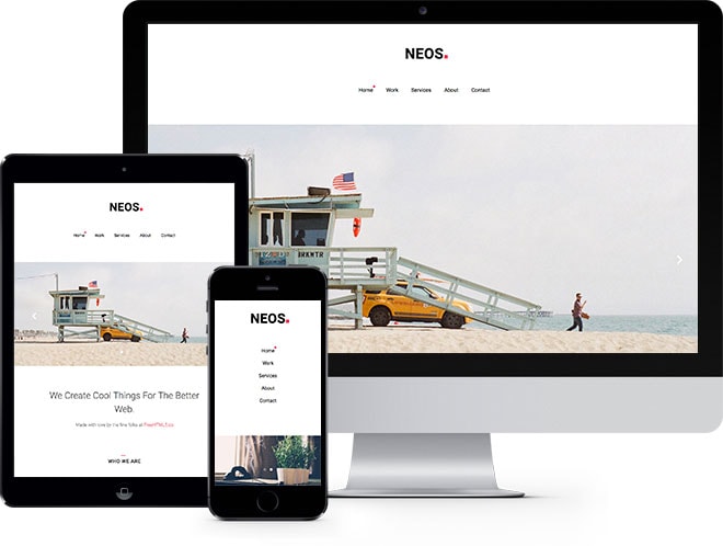 Neos: Free Website Template Using Bootstrap
