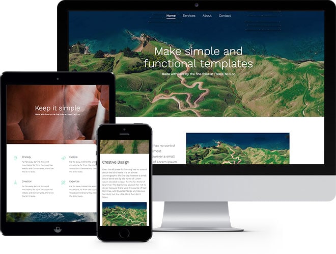 Simple: Free Website Template Using Bootstrap