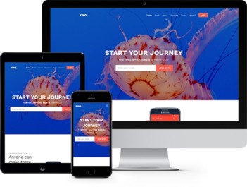 King Free Website Template Using Bootstrap