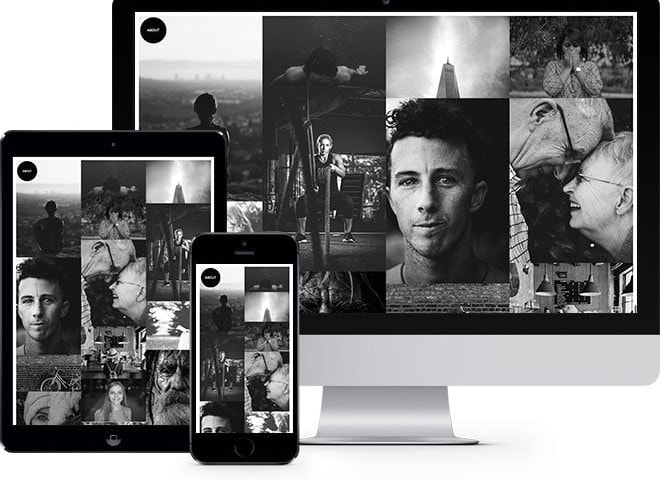 Photo Free Website Template Using Bootstrap for Photographer