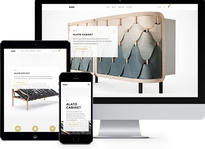 Shop Free Website Template Using Bootstrap for eCommerce Websites