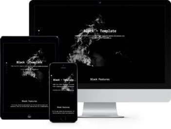 Black One Page Free HTML5 Bootstrap Template