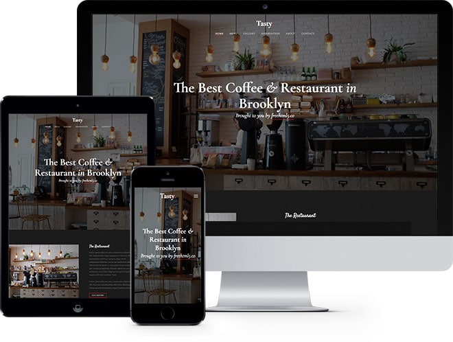 Tasty: Free Bootstrap HTML5 Template for Restaurant Websites
