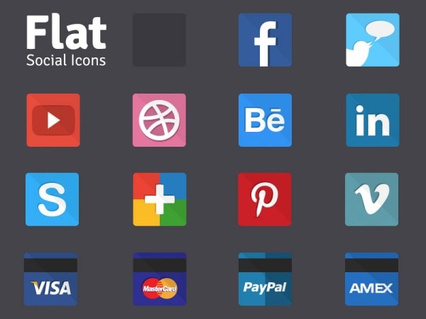 55+ Best Free Social Media Icons Sets 2017