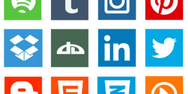 Flat Social Media Icon Vector Pack