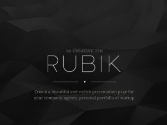 Rubik Presentation Page Image
