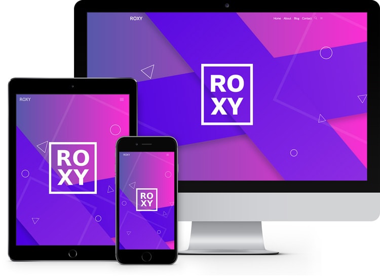 Roxy: Free Multi-Purpose Modern Website Template