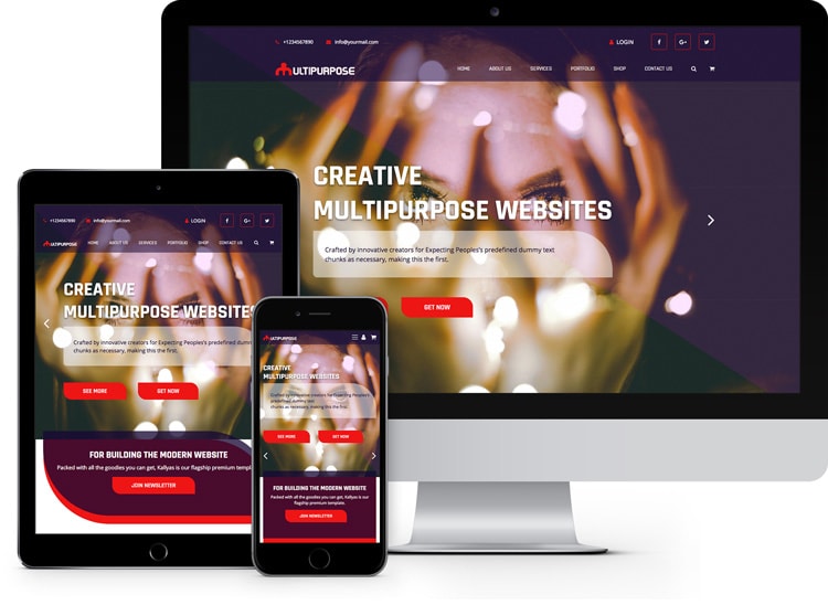 Multipurpose: Free Fully Responsive Website Template with CTA