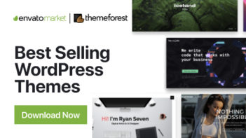Best selling WordPress themes from Themeforest